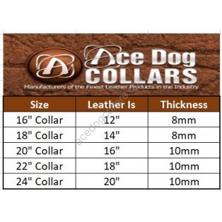 Ace Rolled super SOFT Half Check Leather Dog Collar ::BRASS CHAIN:: (Black, Brown, Tan)